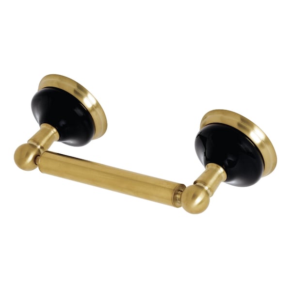 BA9118BB Water Onyx Toilet Paper Holder, Brushed Brass